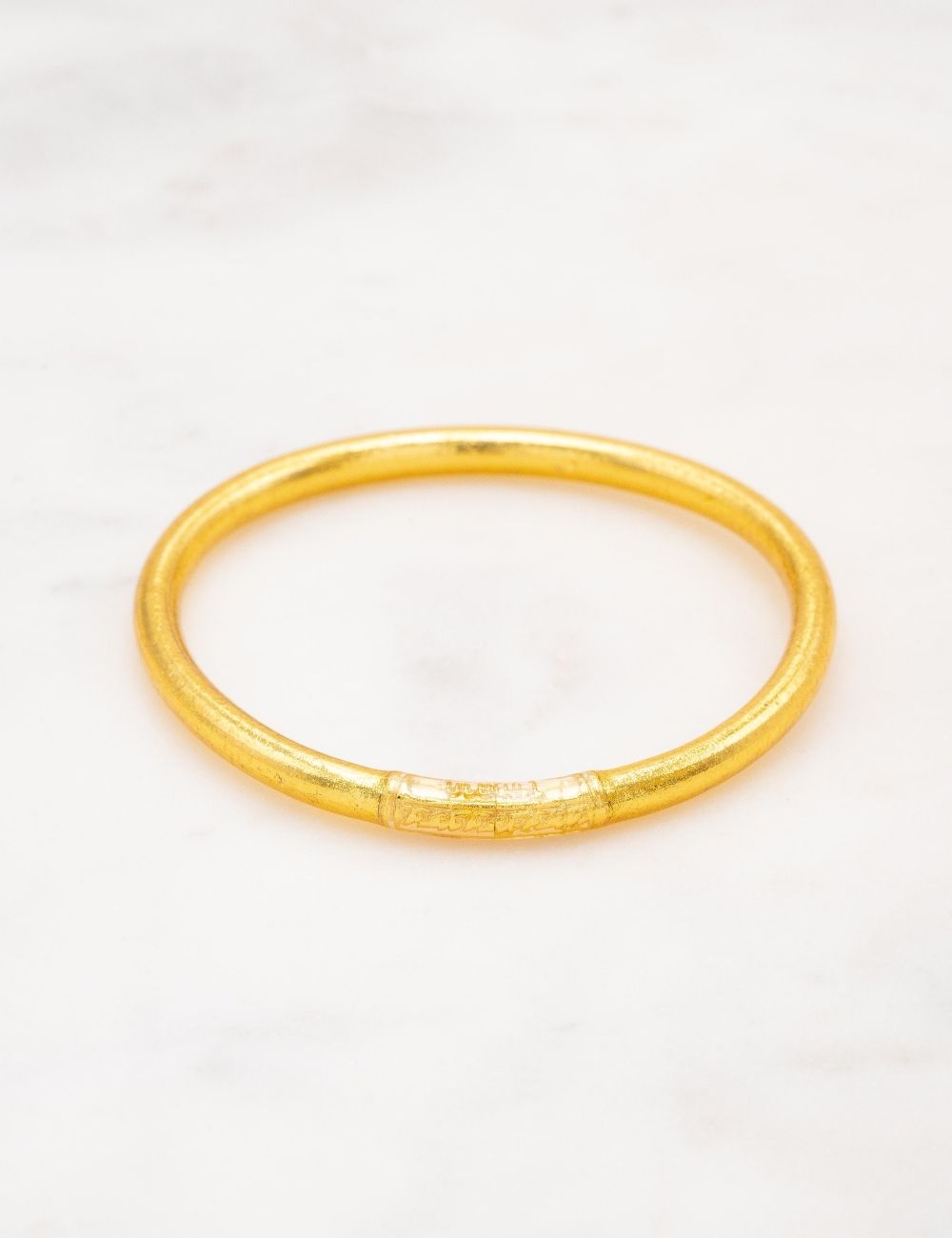 Bracelets Jonc bouddhistes doré avec mantra