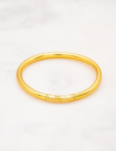 Bracelets Jonc bouddhistes doré avec mantra